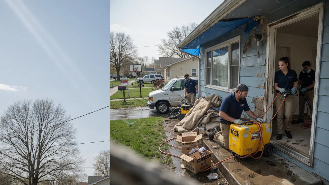 Basement Flood Cleanup in East Fairfield, VT near me